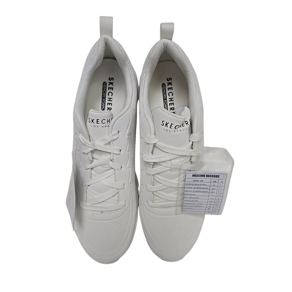 Skechers Men's 183120 Uno Lite Lighter One Athletic Casual Shoe White Size 12M - Picture 6 of 7